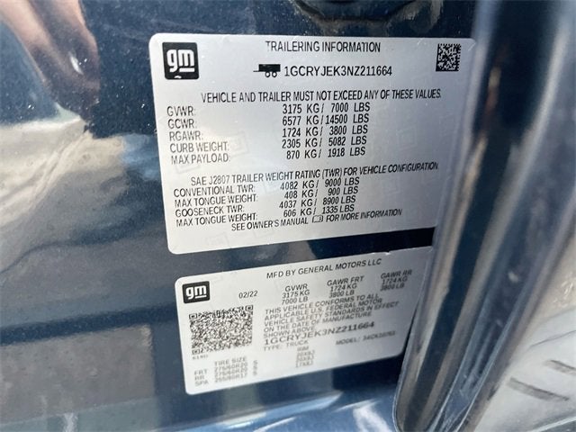 2022 Chevrolet Silverado 1500 LTD LT (2FL)