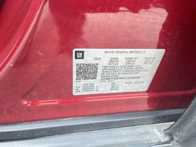2018 Chevrolet Traverse LT Cloth