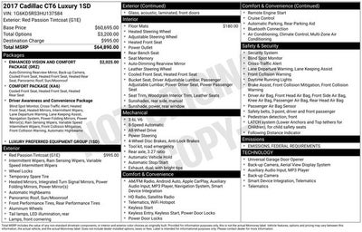 2017 Cadillac CT6 Luxury