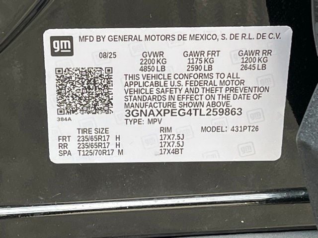 2026 Chevrolet Equinox AWD LT
