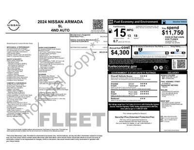 2024 Nissan Armada SL