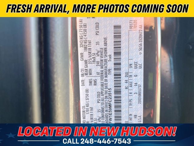 2021 Ford F-150 Lariat