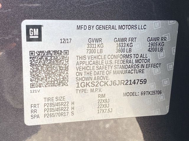 2018 GMC Yukon Denali