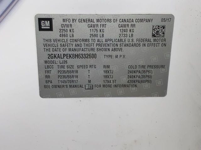 2017 GMC Terrain SLT