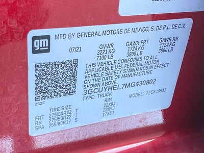 2021 Chevrolet Silverado 1500 High Country