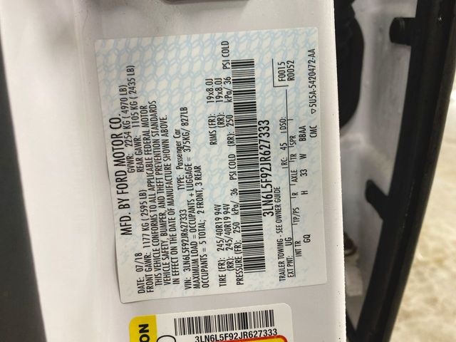 2018 Lincoln MKZ Reserve