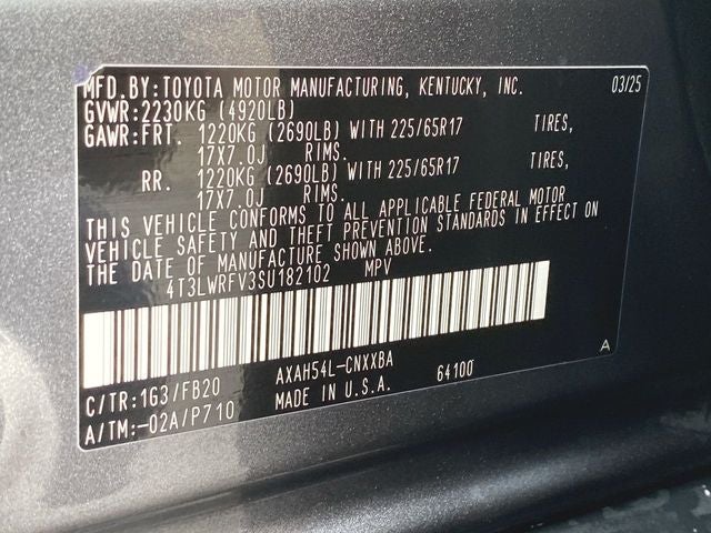 2025 Toyota RAV4 Hybrid LE