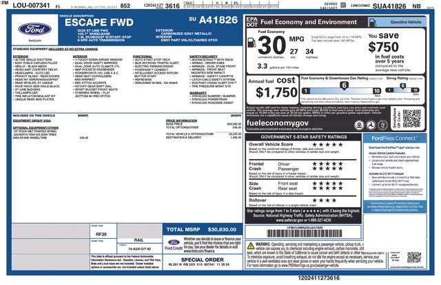 2025 Ford Escape ST-Line