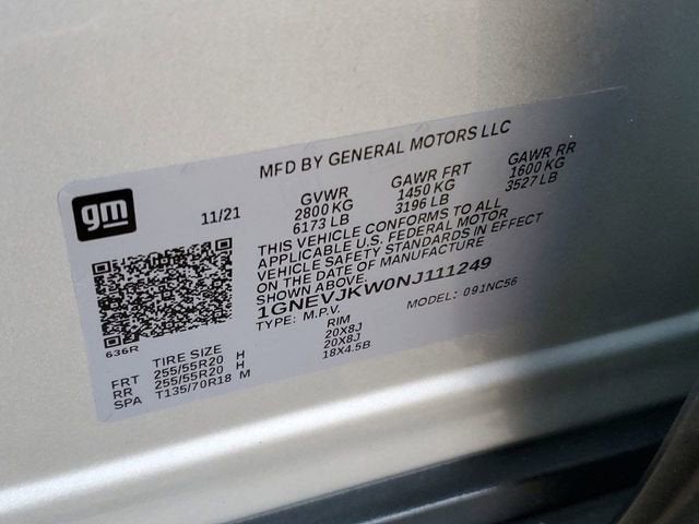 2022 Chevrolet Traverse RS