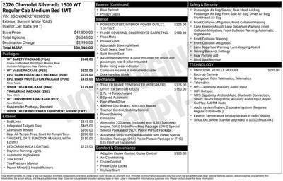 2026 Chevrolet Silverado 1500 WT