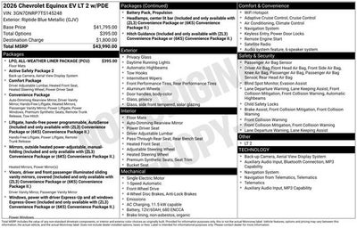 2026 Chevrolet Equinox EV LT