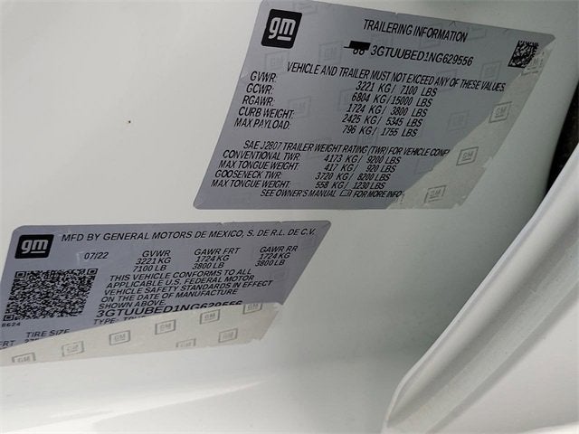 2022 GMC Sierra 1500 SLE