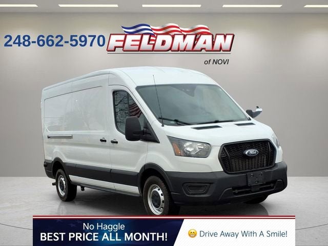 2021 Ford Transit Cargo Van T-250 130" Med Rf 9070 GVWR RWD