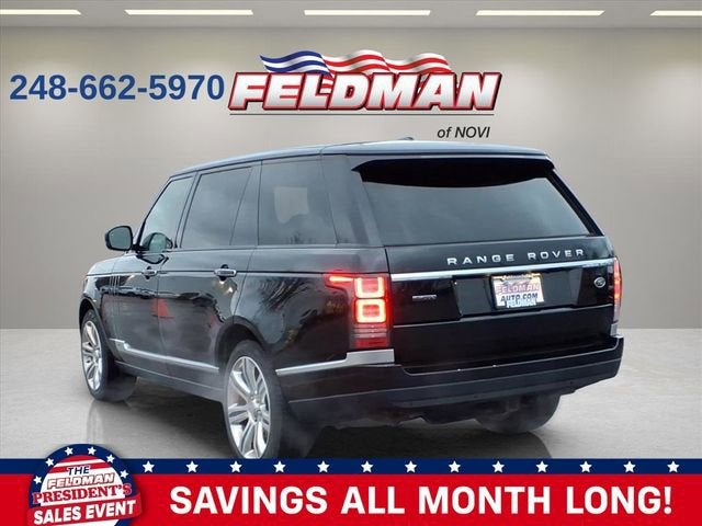 2015 Land Rover Range Rover 5.0L V8 Supercharged Autobiography Black
