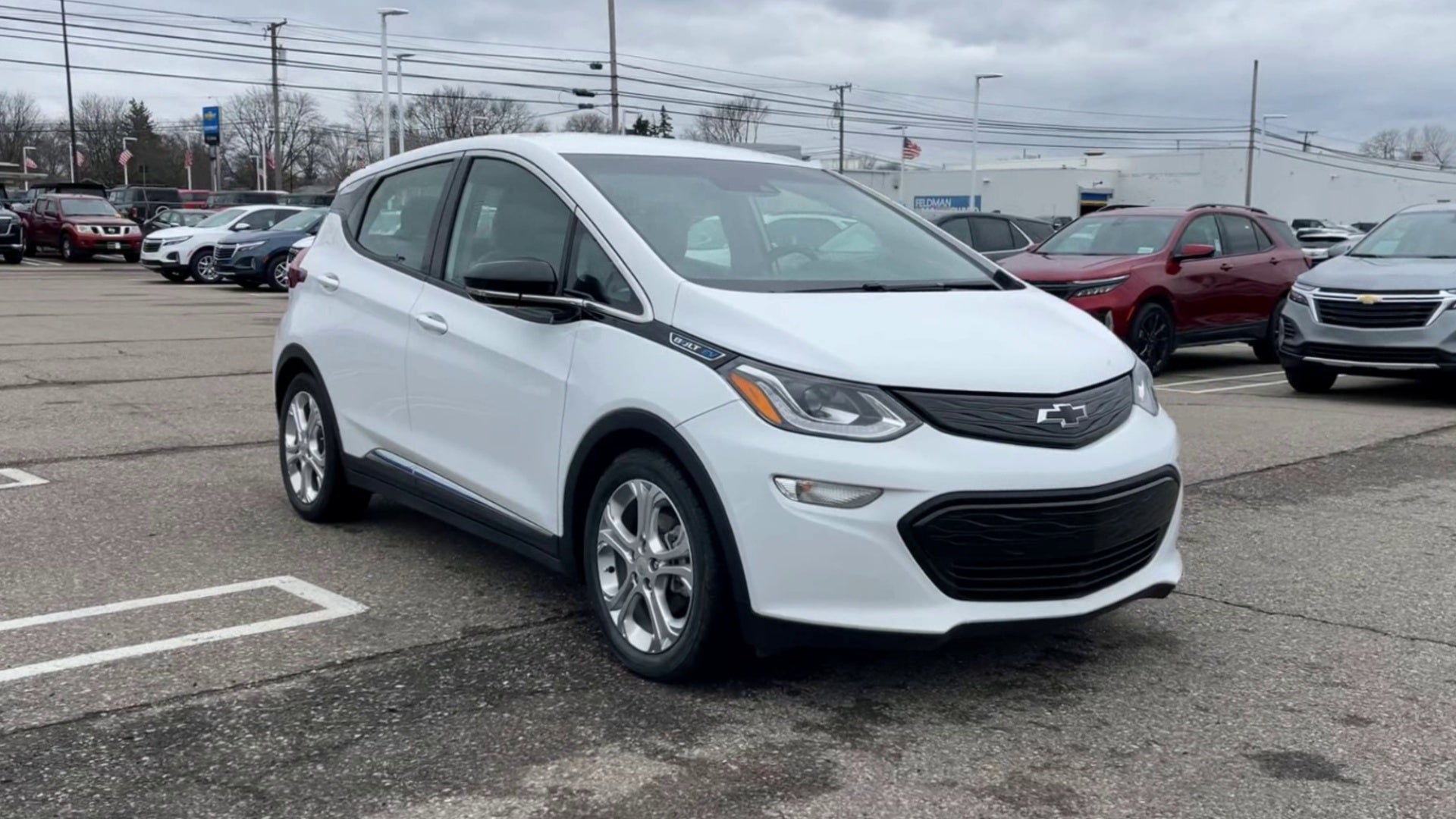 Used 2021 Chevrolet Bolt EV LT with VIN 1G1FY6S07M4112191 for sale in Livonia, MI