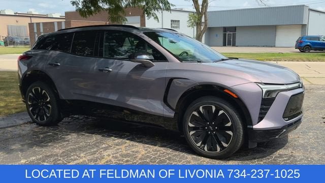 Used 2024 Chevrolet Blazer EV RS with VIN 3GNKDCRJ0RS187893 for sale in Livonia, MI