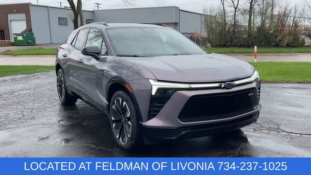 Used 2024 Chevrolet Blazer EV RS with VIN 3GNKDCRJ9RS279858 for sale in Livonia, MI