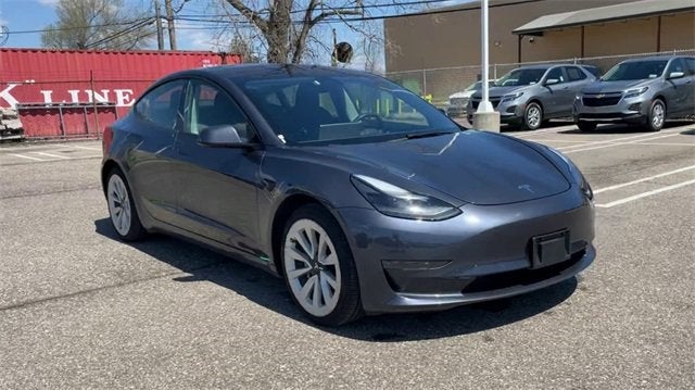 Used 2022 Tesla Model 3  with VIN 5YJ3E1EA0NF187822 for sale in Livonia, MI