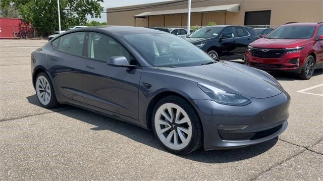 Used 2022 Tesla Model 3  with VIN 5YJ3E1EAXNF187326 for sale in Livonia, MI