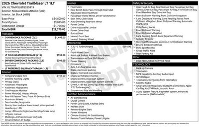 2026 Chevrolet Trailblazer LT