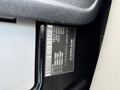 2016 Mercedes-Benz Sprinter Chassis-Cabs 2WD Reg Cab 170" WB