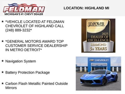 2026 Chevrolet Corvette Stingray 1LT