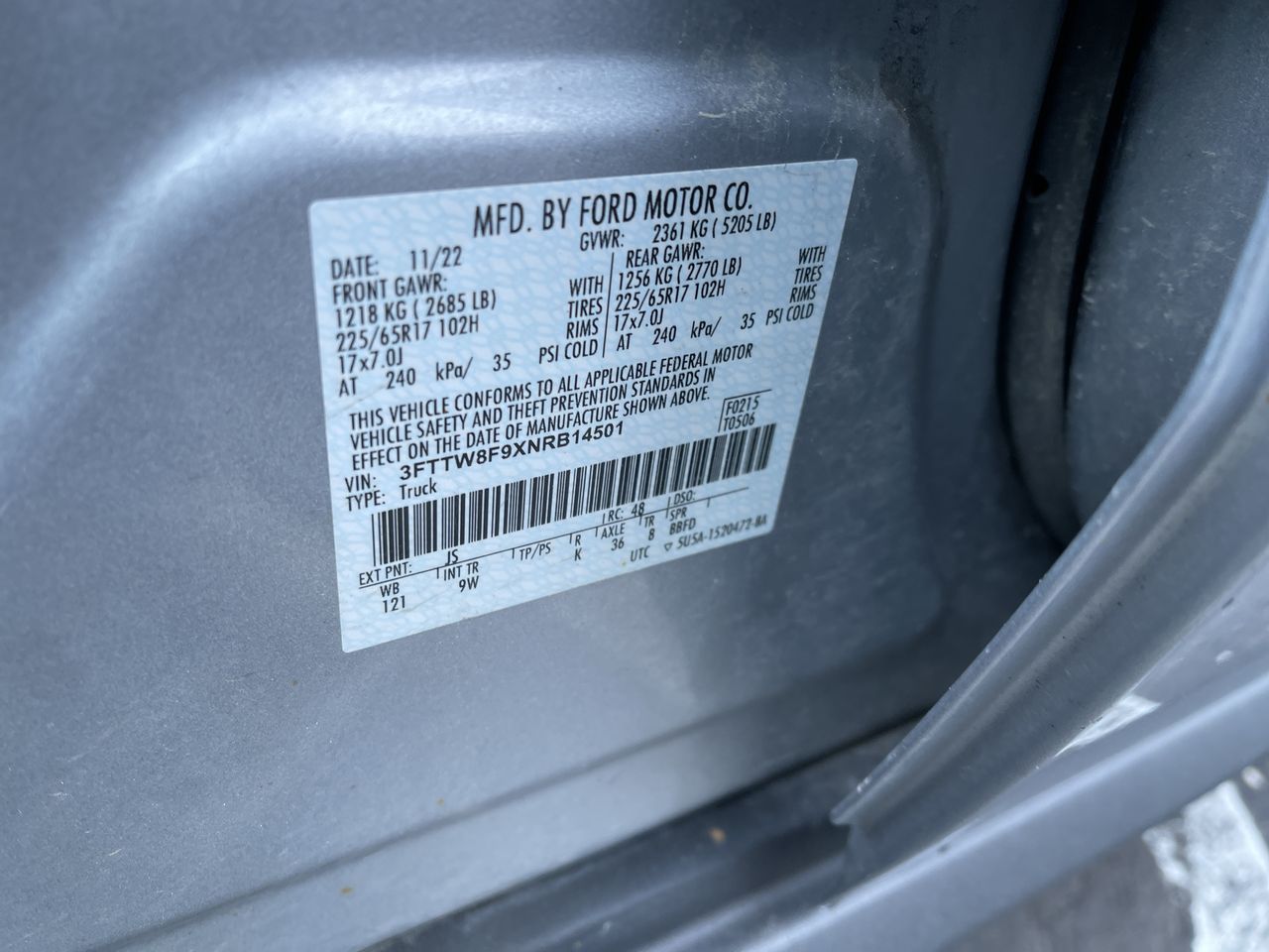 2022 Ford Maverick XL