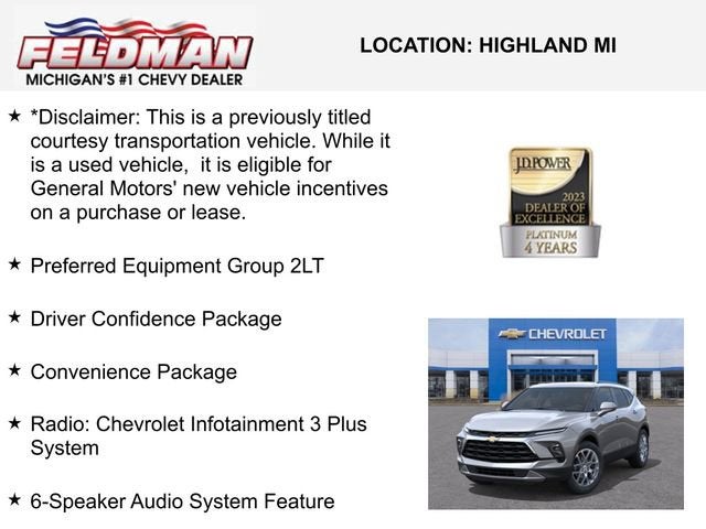 2025 Chevrolet Blazer 2LT